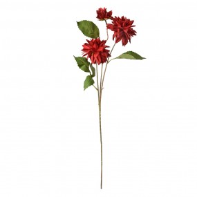 25PL0130R Fiore artificiale 70 cm Rosso Plastica