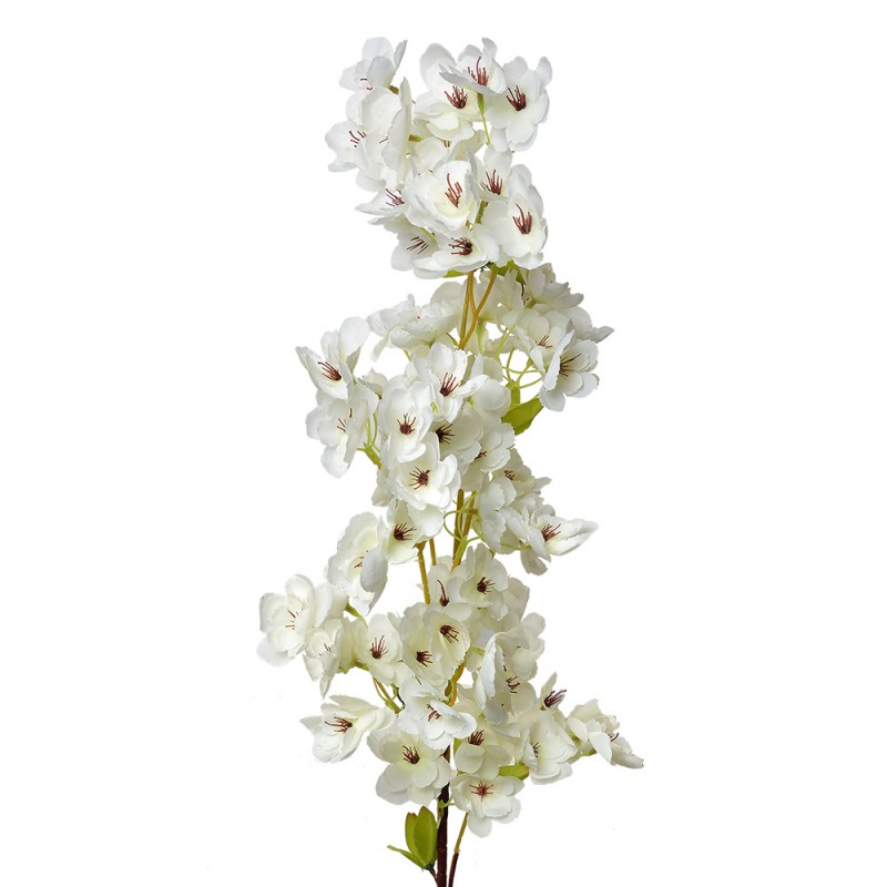 5PL0131W Fleur artificielle 98 cm Blanc Plastique