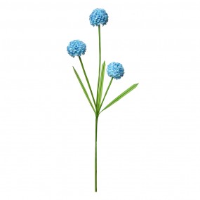 25PL0132BL Fleur artificielle 84 cm Bleu Plastique