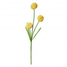 25PL0132Y Artificial Flower 84 cm Yellow Plastic