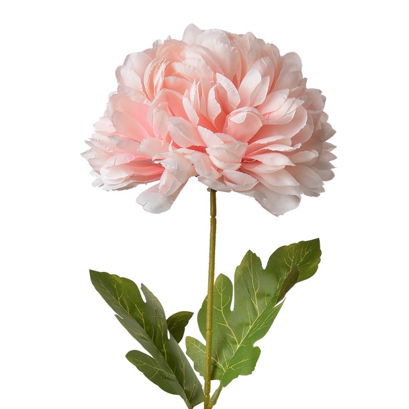 5PL0133LP Fleur artificielle 80 cm Rose Plastique