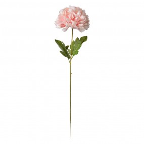 25PL0133LP Fleur artificielle 80 cm Rose Plastique