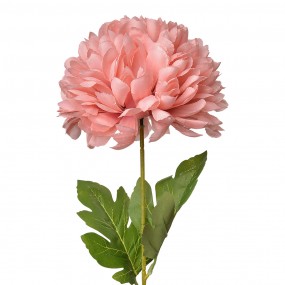 25PL0133P Fleur artificielle 80 cm Rose Plastique