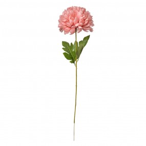 25PL0133P Fleur artificielle 80 cm Rose Plastique