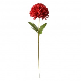 25PL0133R Fleur artificielle 80 cm Rouge Plastique