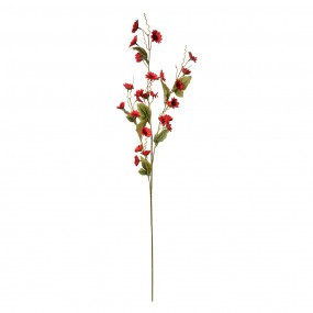 25PL0134BU Fleur artificielle 107 cm Rouge Plastique