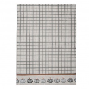 2CSP42-1 Asciugamani da cucina 50x70 cm Grigio Cotone Zucca