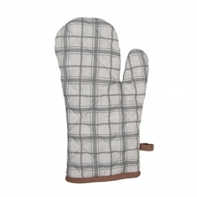 2CSP44 Oven Mitt 18x30 cm Grey Cotton Pumpkin