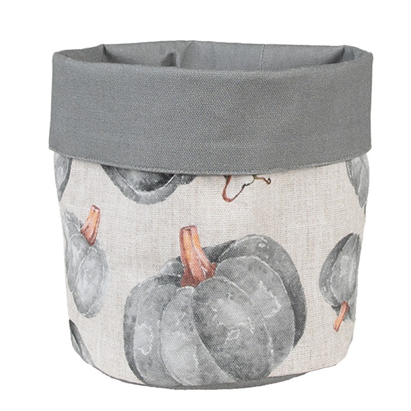 CSP50 Bread Basket Ø 15x16 cm Grey Cotton Pumpkin