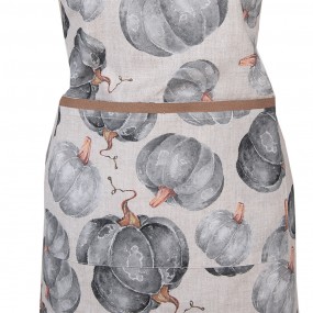 2CSP41-1 Kitchen Apron 70x85 cm Grey Cotton Pumpkin