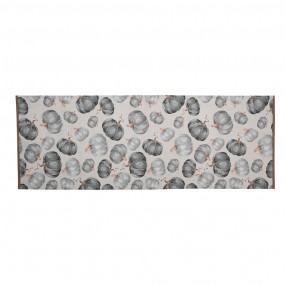 2CSP64 Chemin de table 50x140 cm Gris Coton Citrouille