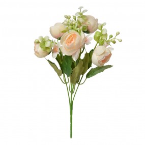 26PL0368 Artificial Flower 33 cm Orange Plastic