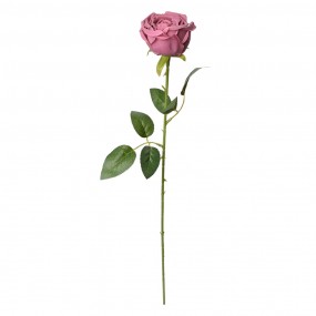 26PL0369DP Fleur artificielle Rose 61 cm Rose Plastique