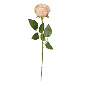 26PL0369O Fleur artificielle Rose 61 cm Orange Plastique