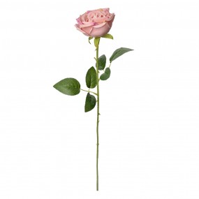 26PL0369P Fleur artificielle Rose 61 cm Rose Plastique