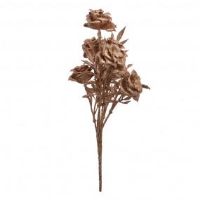 265797 Artificial Flower 33 cm Copper colored Plastic