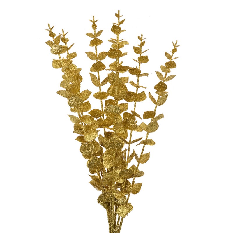 65798 Artificial Flower 46 cm Gold colored Plastic