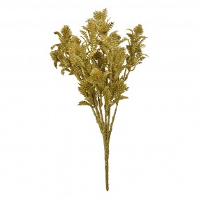 265799 Artificial Flower 35 cm Gold colored Plastic