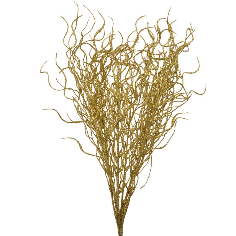 65805 Artificial Plant 48 cm Gold colored Plastic