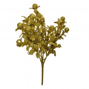 265810 Artificial Flower 35 cm Gold colored Plastic