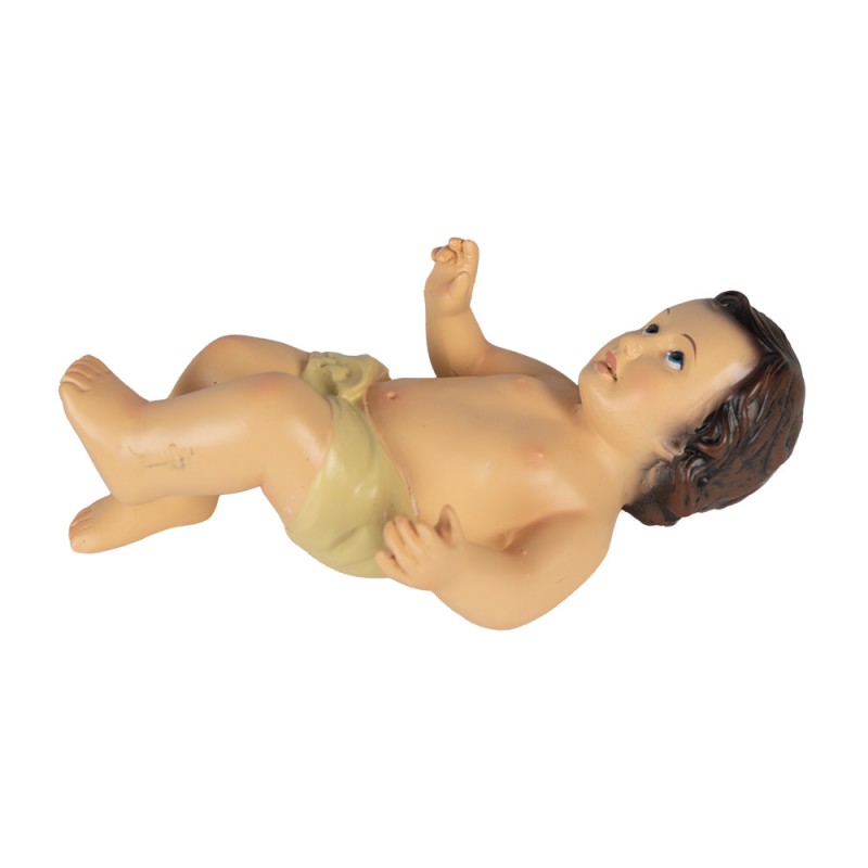 6PR5282 Figurine décorative Jésus 20x15x37 cm Beige Plastique