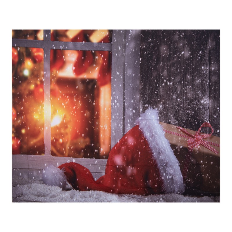 6WK0040 Christmas Background Cloth 180x210 cm Red Fabric