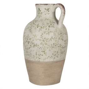 26CE1926 Brocca decorativa Ø 30x50 cm Verde Ceramica Fiori