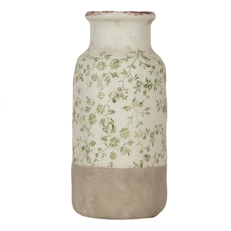 6CE1929L Vaso  Ø 15x32 cm Verde Ceramica Fiori