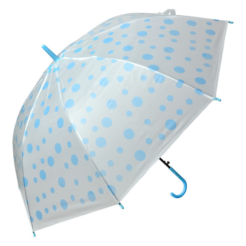 JZCUM0021BL Kinderregenschirm Ø 88x71 cm Blau Weiß Kunststoff Regenschirm für Kinder