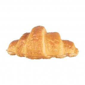 265976 Decoratie Croissant 13x7x5 cm Bruin Kunststof