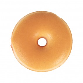 265980P Decoratie Donut Ø 6x2 cm Rood Kunststof