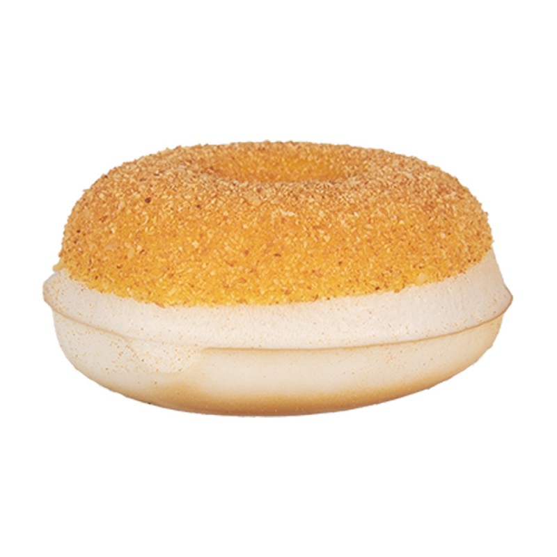 65980Y Décoration Donut Ø 6x2 cm Jaune Plastique