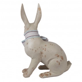 26PR2607 Figurine Lapin 20x11x28 cm Beige Vert Polyrésine Accessoires de maison