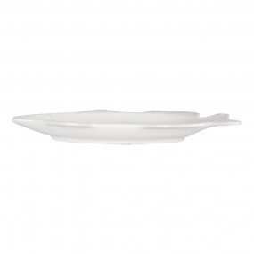 26CEBO0171 Bowl Fish 30x15x3 cm White Ceramic