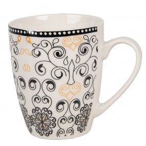 26CEMU0165 Mug 300 ml Blanc Noir Céramique