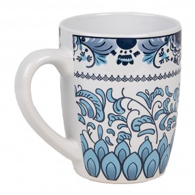 26CEMU0166 Mug 300 ml Blanc Bleu Céramique