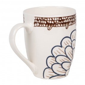 26CEMU0169 Mug 300 ml Blanc Marron Céramique