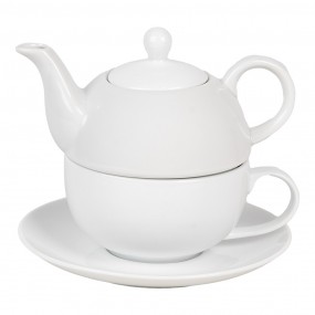 26CETEFO0001 Tea for One 350 ml Bianco Ceramica Set teiera