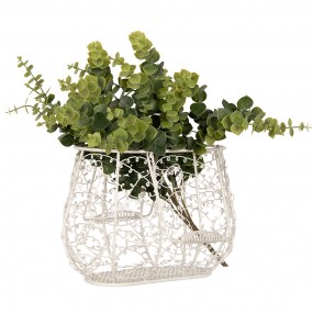 26Y5711 Storage Basket 23x14x16 /28cm White Metal Kitchen Baskets