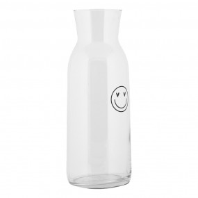 2BHSGL0003 Carafe 1000 ml Transparent Glass Smile