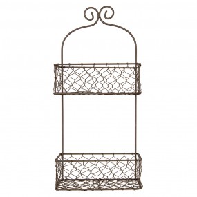 26Y5710 Scaffale e cesti 20x12x45 cm Marrone Metallo