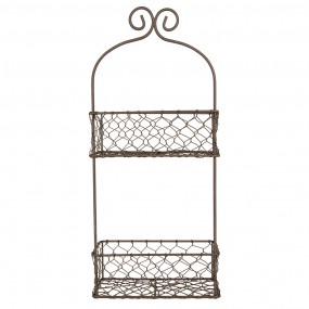 26Y5710 Basket Rack 20x12x45 cm Brown Metal