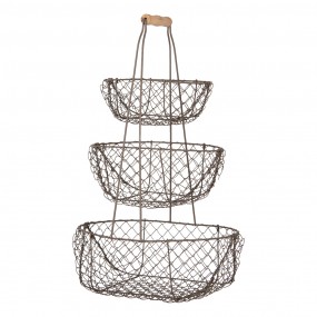 26Y5722 Storage Basket 30x22x50 cm Black Metal