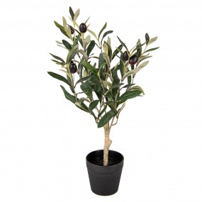 26PL0370 Artificial Olive Tree 50 cm Green Plastic