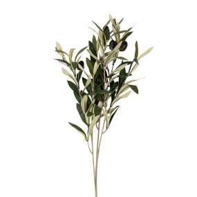 26PL0371 Artificial Plant Olive branch 55 cm Green Plastic