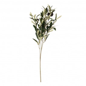 26PL0371 Artificial Plant Olive branch 55 cm Green Plastic