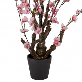 26PL0372 Fiore di ciliegio artificiale 70 cm Rosa Plastica