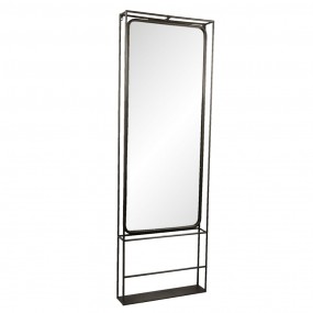 252S215 Spiegel 60x180 cm Braun Eisen Glas Rechteck Standspiegel