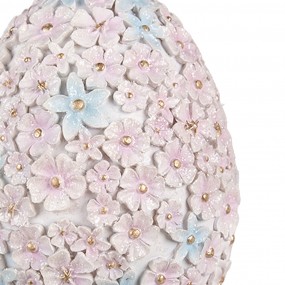 26PR5191 Decorative Figurine Egg Ø 10x18 cm Pink Plastic