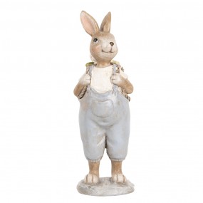 26PR5249 Figurine décorative Lapin 17 cm Beige Plastique